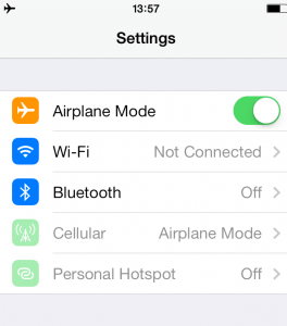 airplane mode meaning