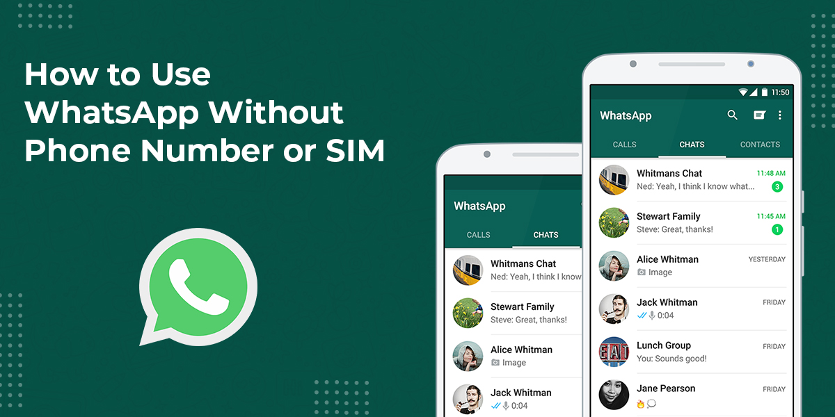 install whatsapp without a phone number