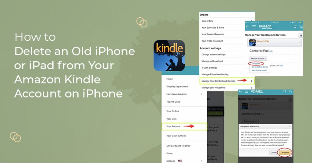 create amazon kindle account for iphone
