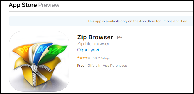 Zip Browser