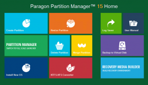 paragon partition manager to shrink