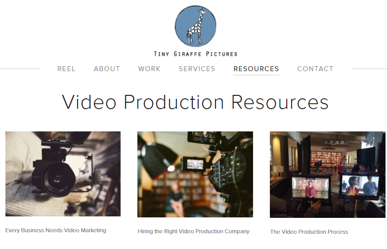 Tiny Giraffe Pictures video prodction