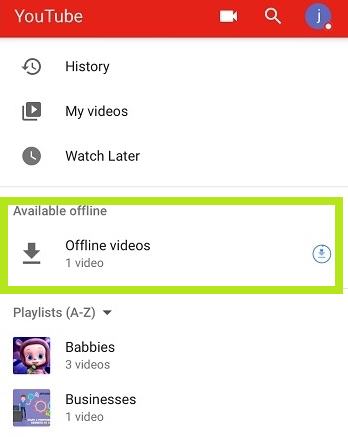 Watch YouTube Offline Videos