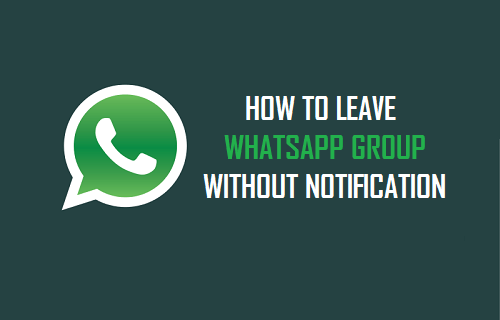 How to Leave WhatsApp Group Without Notification
