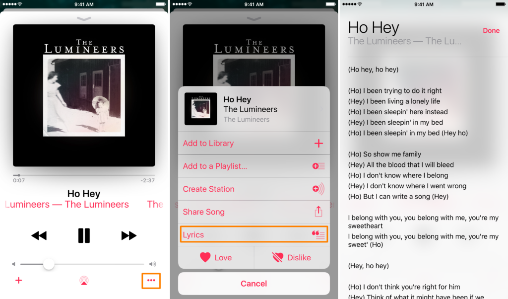 Show-Lyrics-in-the-iOS-10-Music-App-