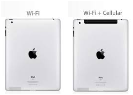WiFi + cellular iPad
