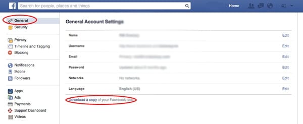 deactivate Facebook account