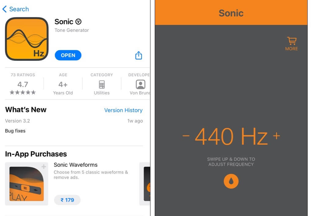 use the sonic app