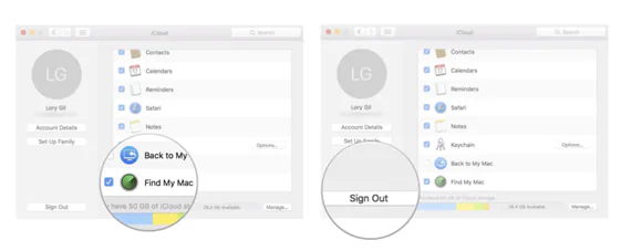 How to Sign-out from iCloud
