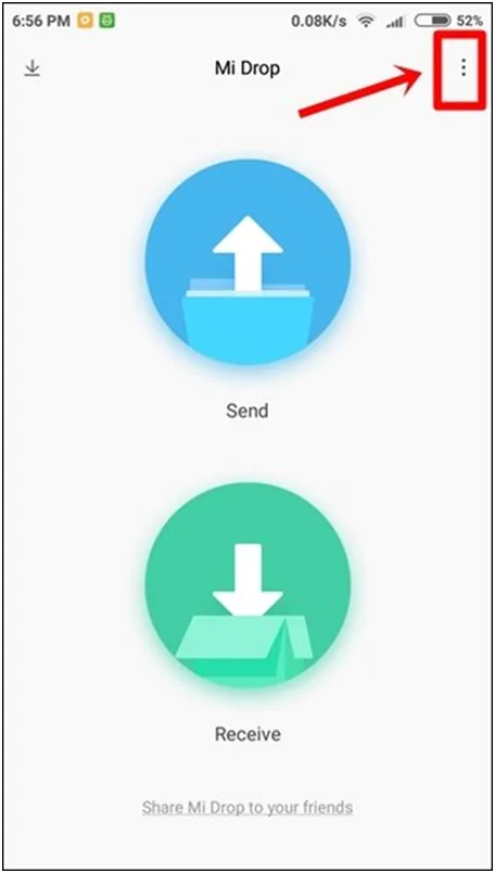 HOW TO USE MI DROP TO SEND FILES