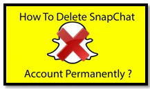 Permanently deleting the snapchat account on iPhone