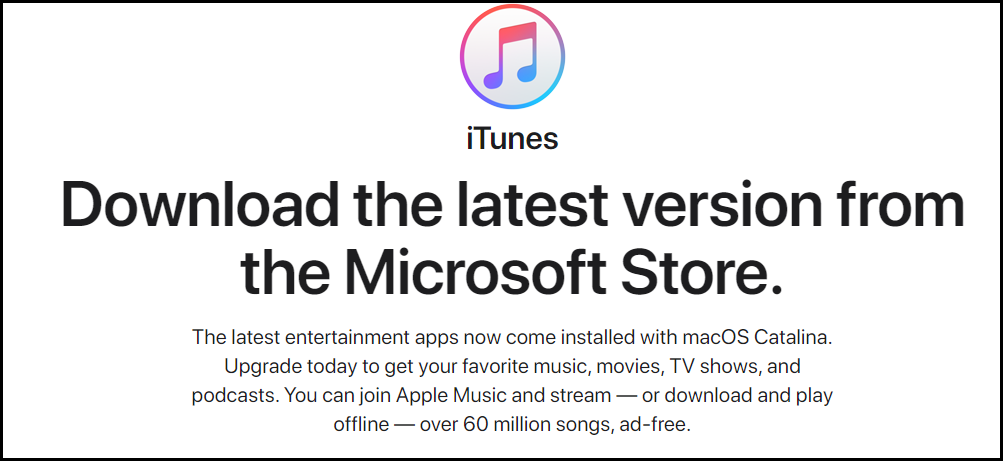 download iTunes for windows
