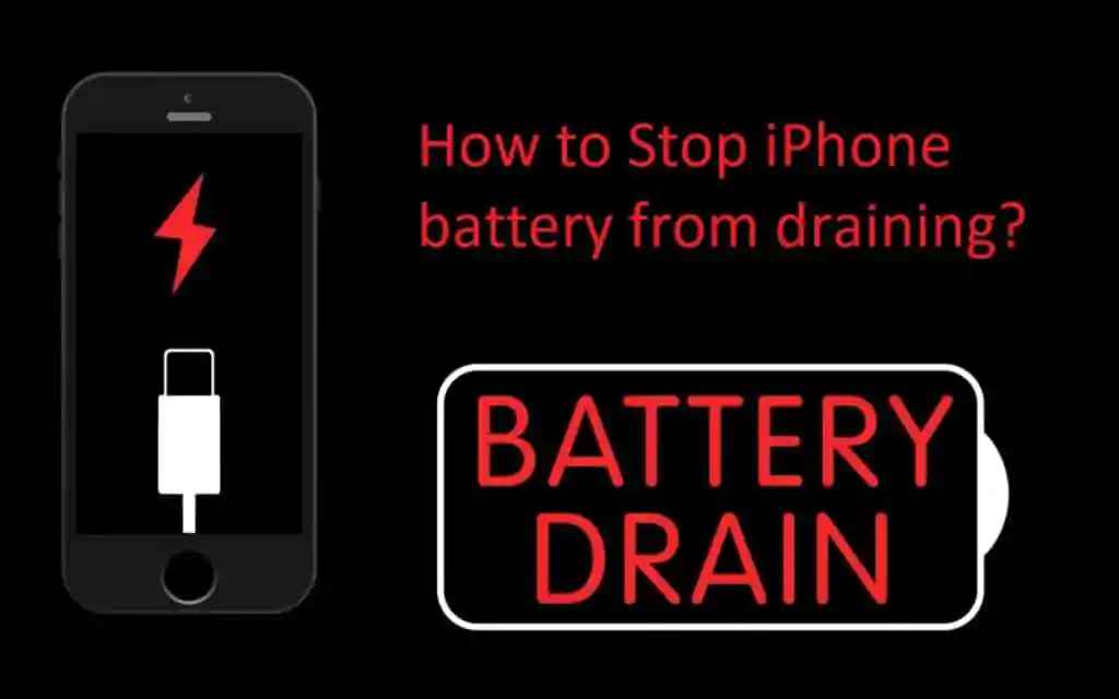 iphone battery draning