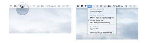 How to switch AirPlay Mirroring modes on Mac