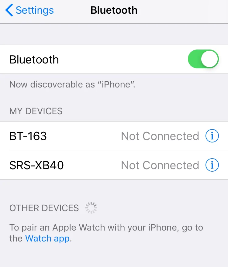 Connect the iPhone to a Bluetooth Speaker