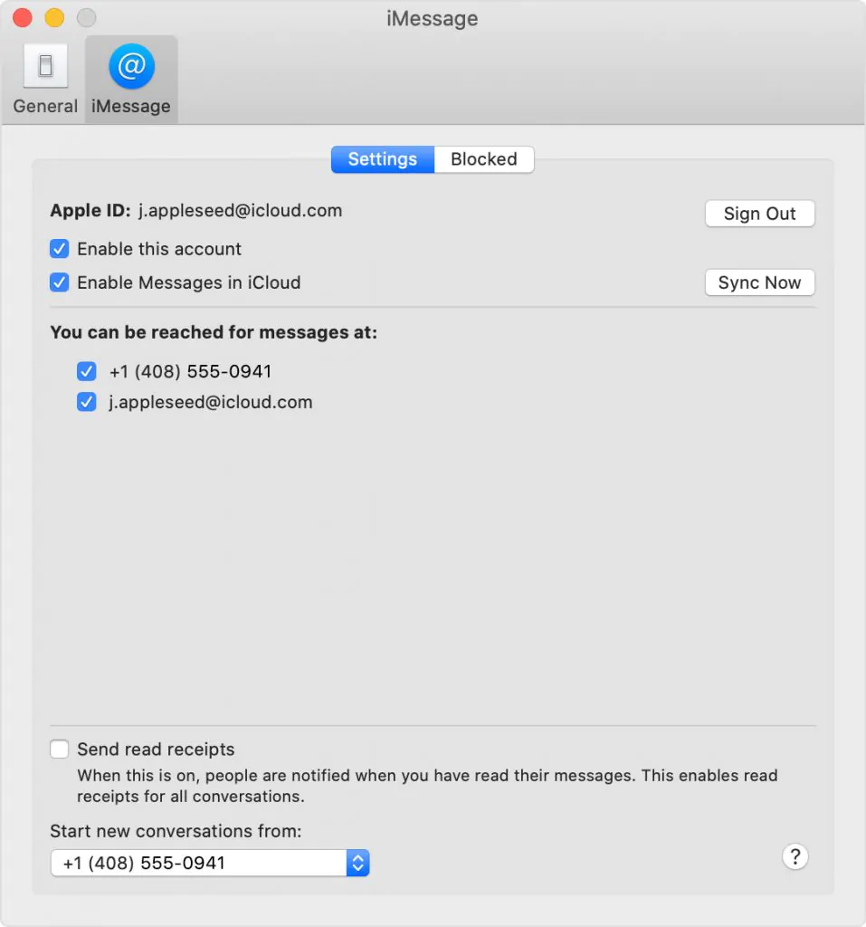 Add Phone Number to iMessage on Mac