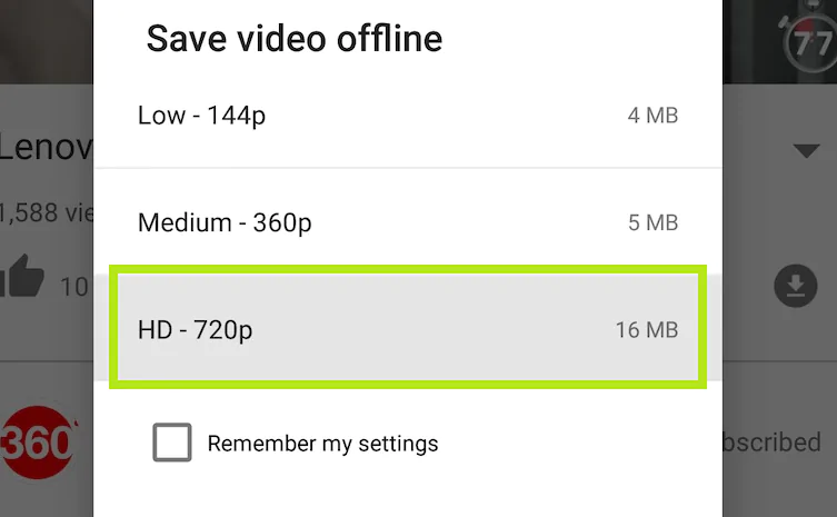 save youtube video