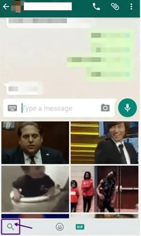 How to Search and Send Gifs in Whatsapp