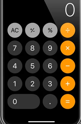 Mini Calculator Keyboard app for iphone
