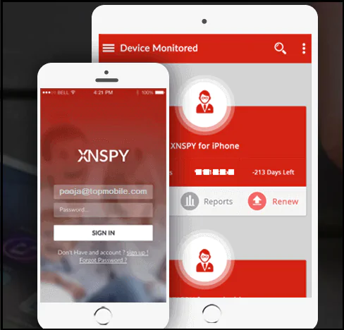 xnspy app for iphone
