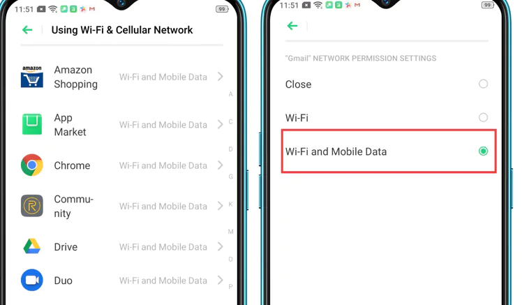 enable weather to utilize both wifi and cellular