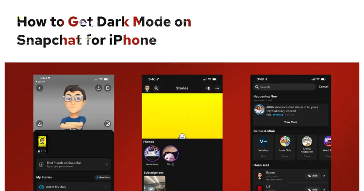 How to Get Dark Mode on Snapchat for iPhone