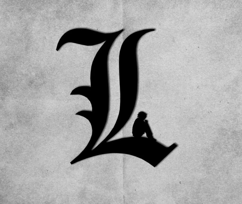 L Logo Death Note Wallpaper