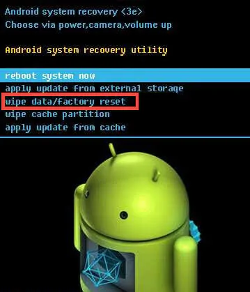 Factory Reset Android Phone in Recovery Mode