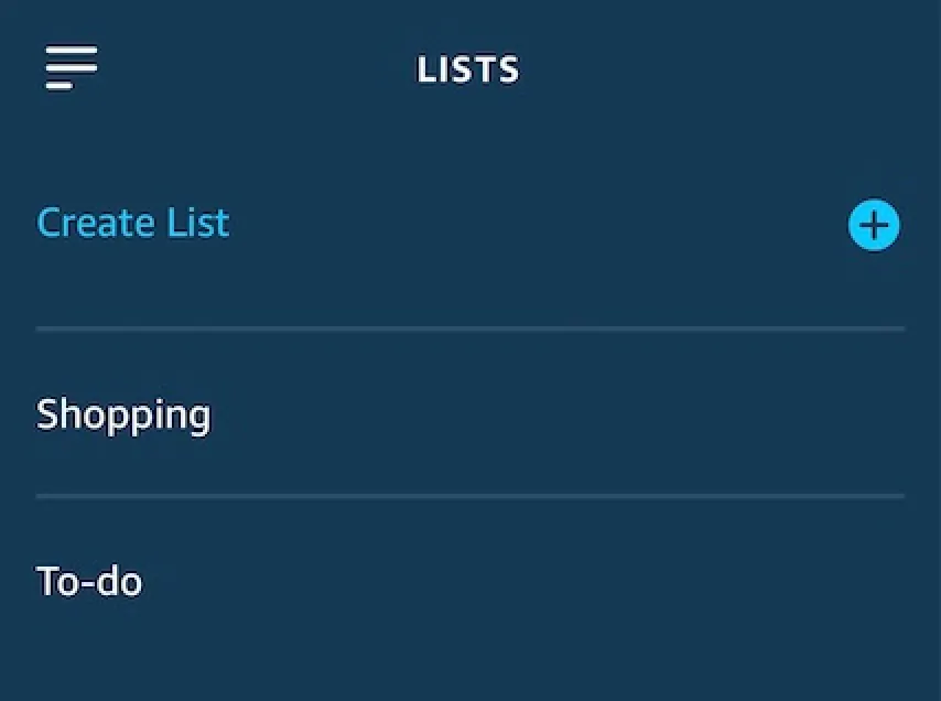 Alexa Shopping List