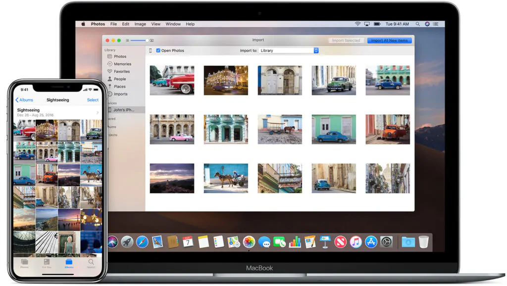 Pictures from Photo Gallery to iCloud Photo Application in Mac
