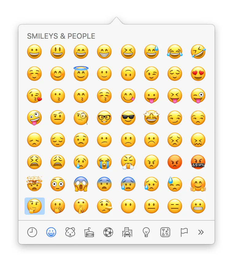 Using Emoji on Mac