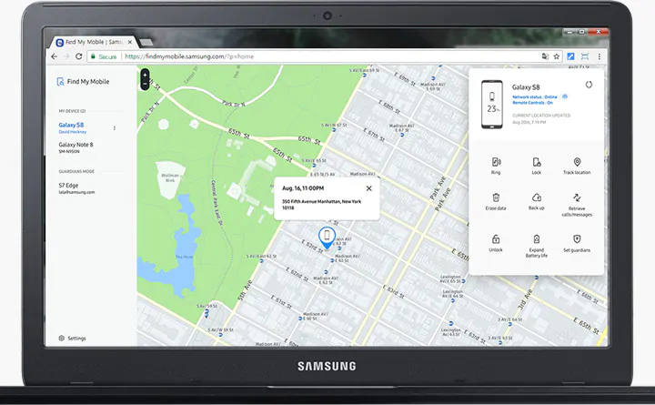 Samsung’s Find My Mobile