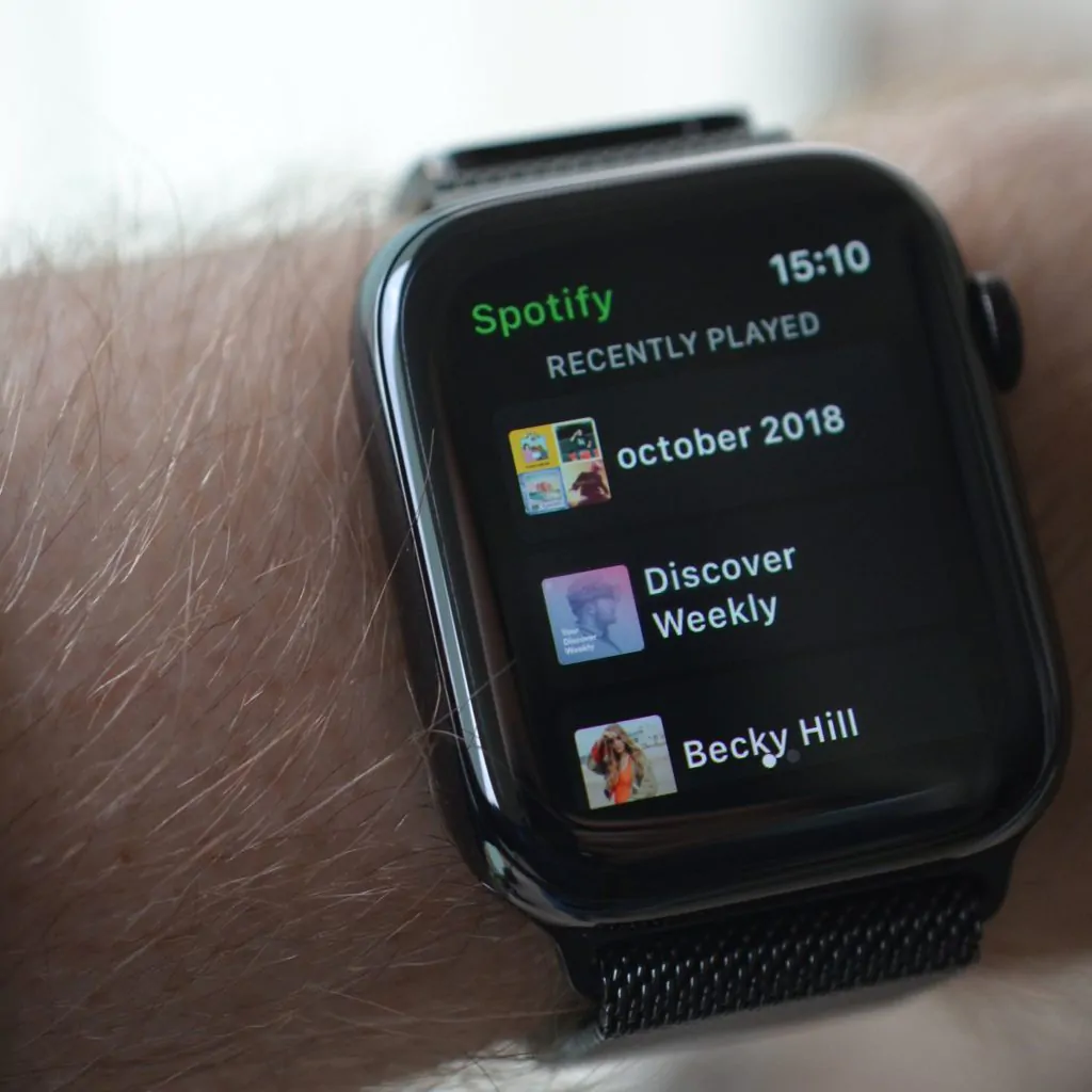 apple watch spotify app