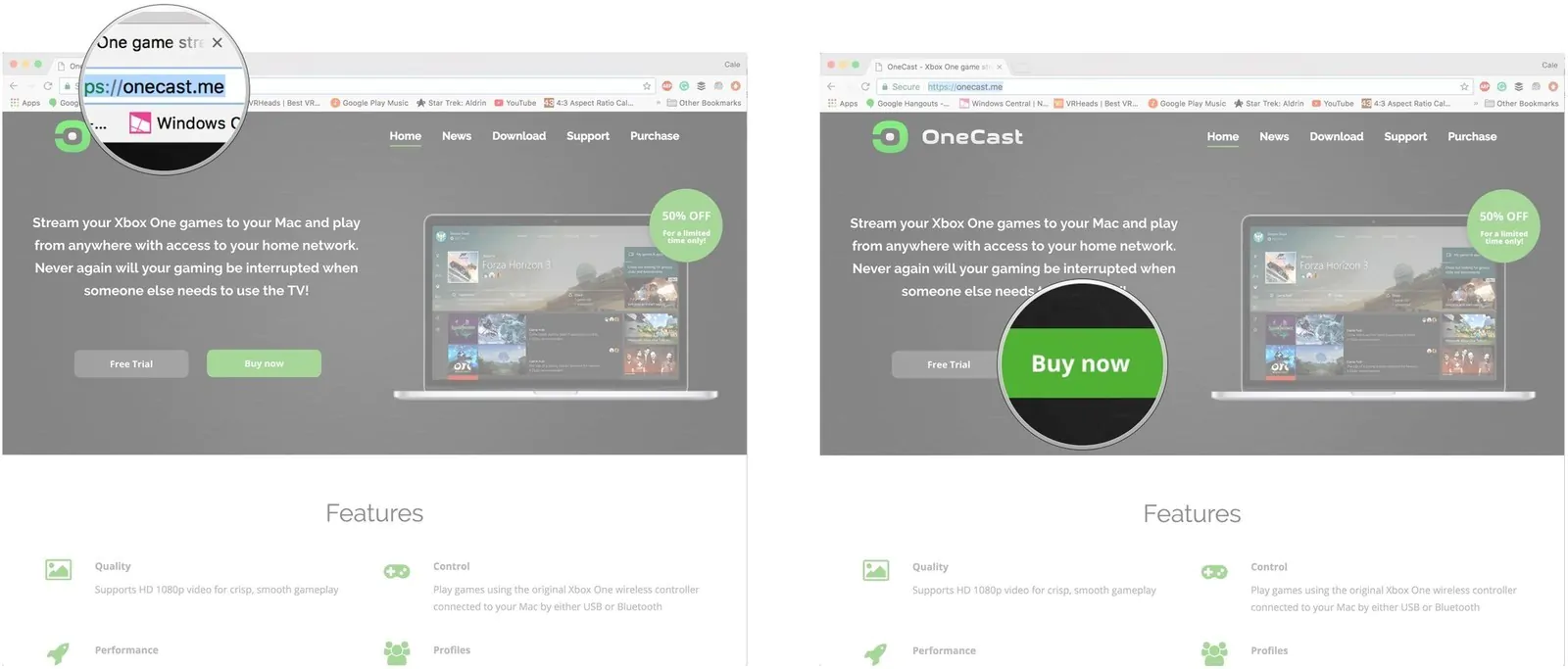  Set up OneCast on Your Mac