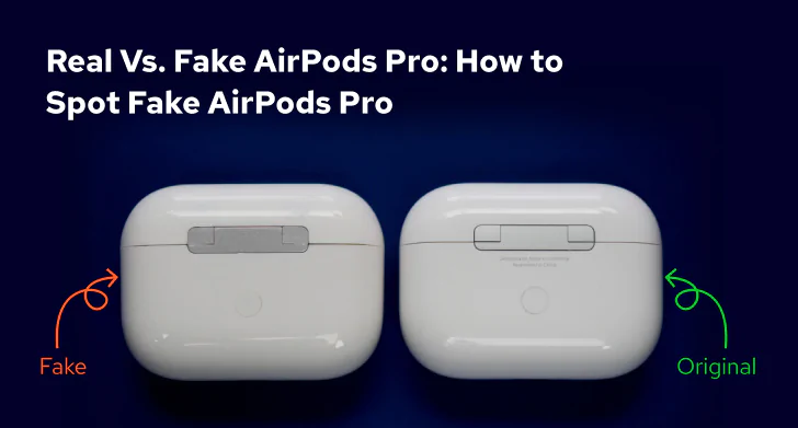real airpods vs fake airpods