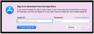 sign into your Apple ID