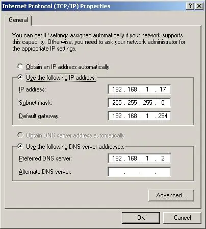 Get the DNS Server Address