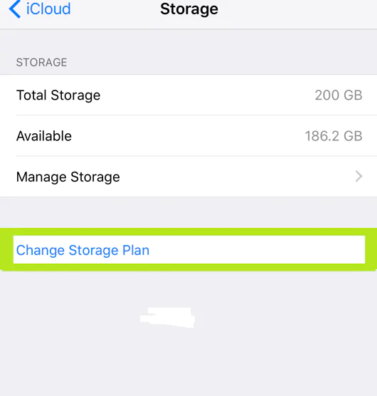 upgrade icloud storage